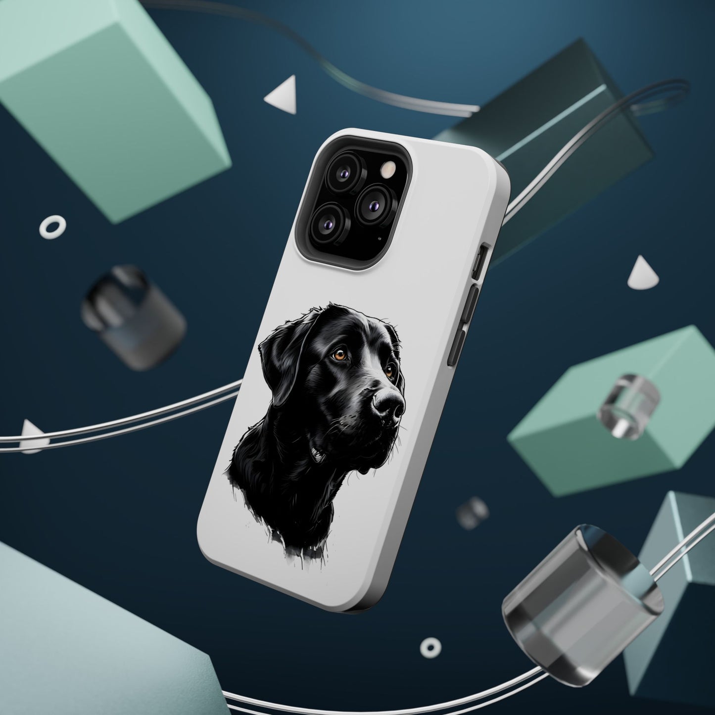 Dog Lover Tough Case, Durable Phone Cover, Pet Portrait Case, Unique Gift for Dog Owners, Custom Pet Accessories