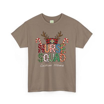Personalized Nurse Squad Holiday Tee, Snowman Shirt, Christmas Womens, Future Nurse Gift, Nurse Gift, Gift For Nurse