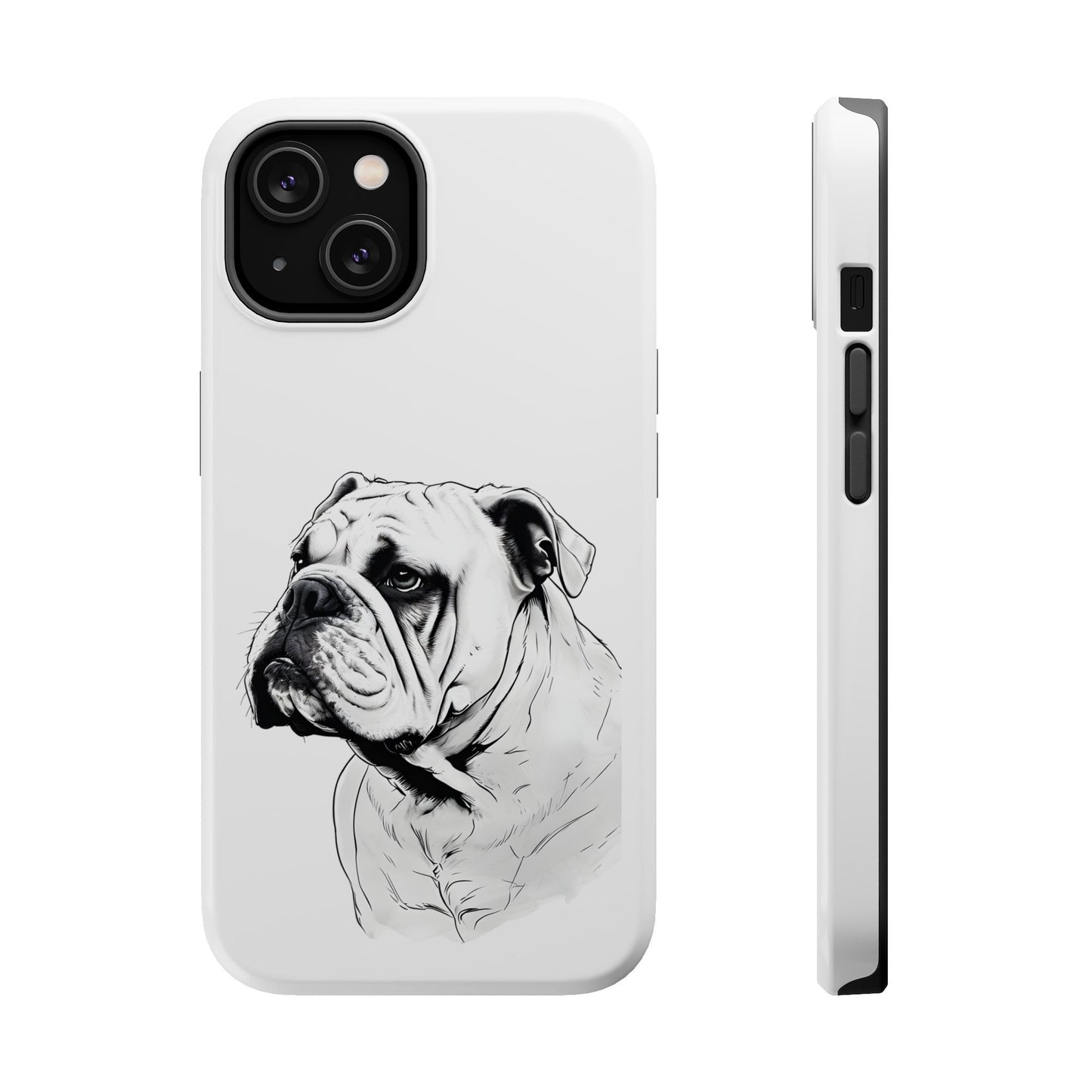 Bulldog Magnetic Tough Cases - Durable Phone Protection, Pet Lovers Gift, Animal Accessories, Unique Design, Personalized Tech