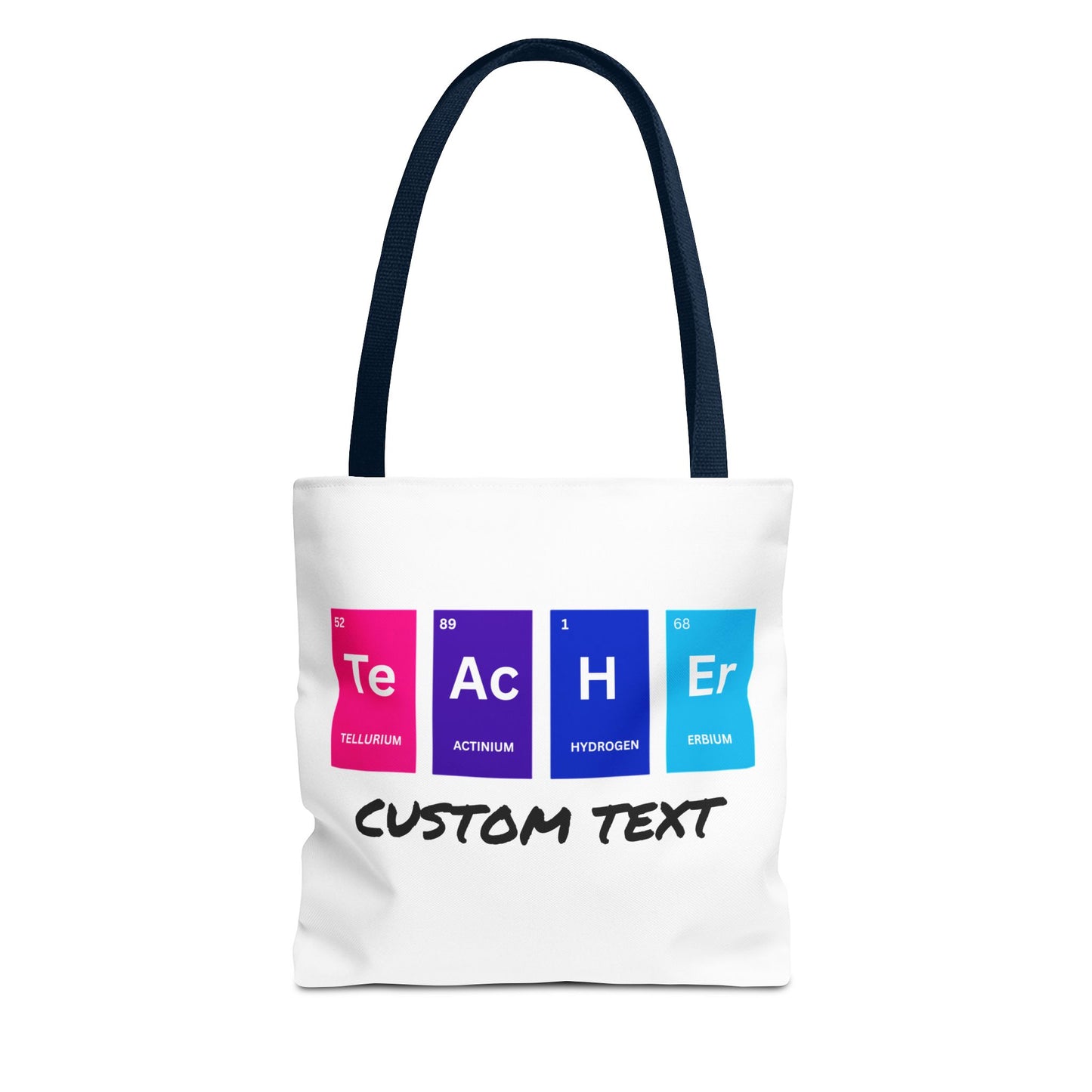 Personalized Science Teacher Tote, Periodic Table Tote, Chemist Tote, Chemistry Teacher, Science Gift, Teacher Appreciation