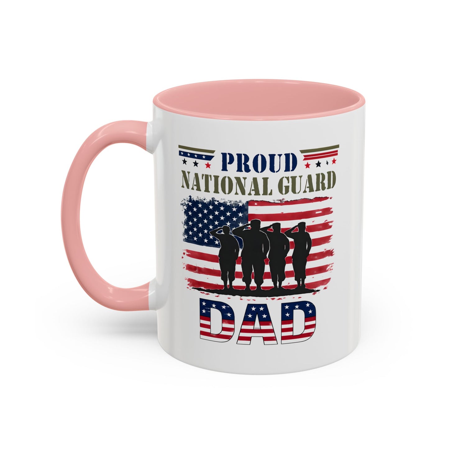 Proud National Guard Dad Coffee Mug, Army National Guard, Veteran Appreciation, Military Family Gift, Gift For Heroes