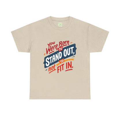 Enneagram 4 You Were Born to Stand Out Tee, Motivational Graphic Tshirt, Creative Souls Gift, Casual Wear, Unisex Tee