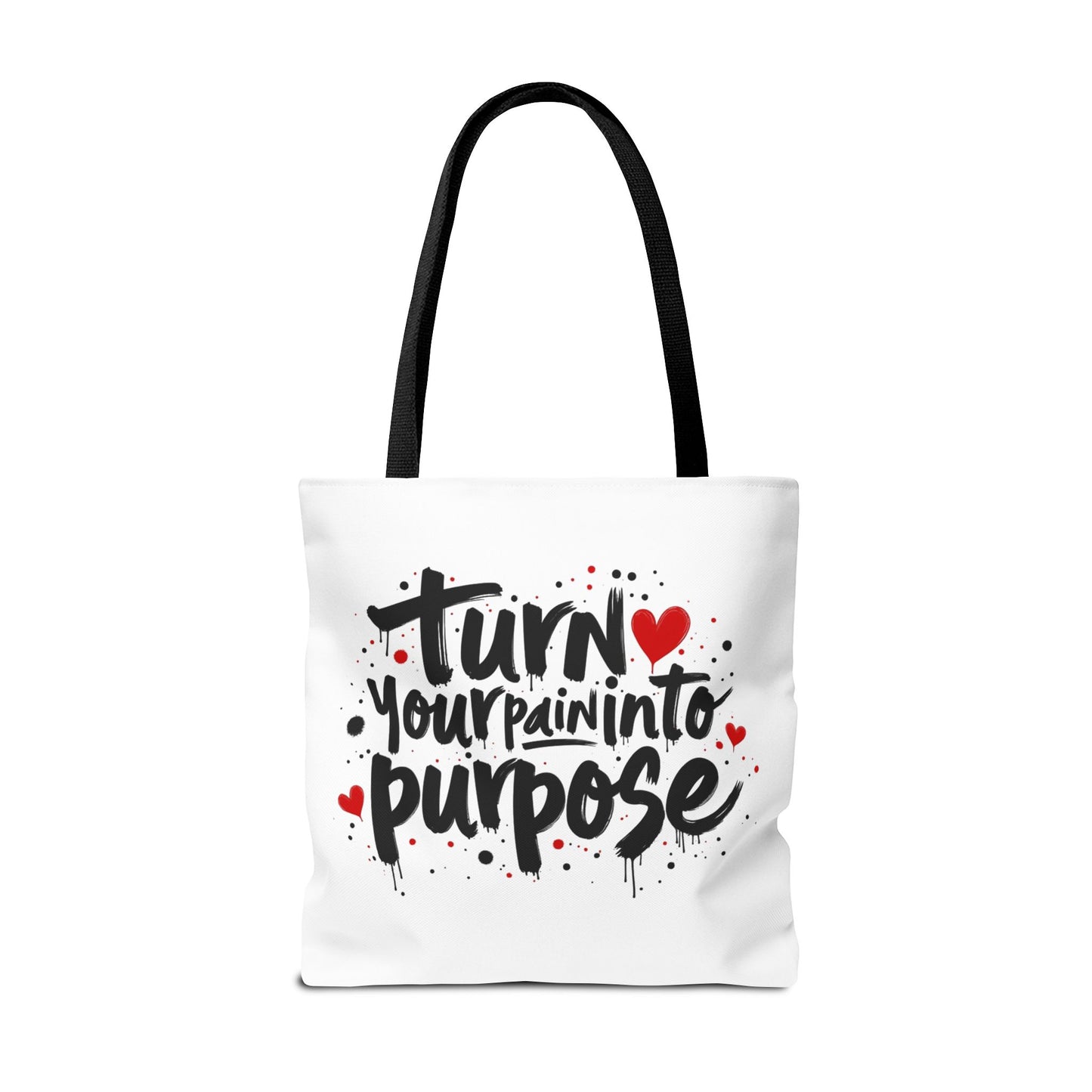 Enneagram 4 Inspirational Tote Bag, Turn Your Pain Into Purpose, Enneagram Type 4, Self Growth, Personality Types