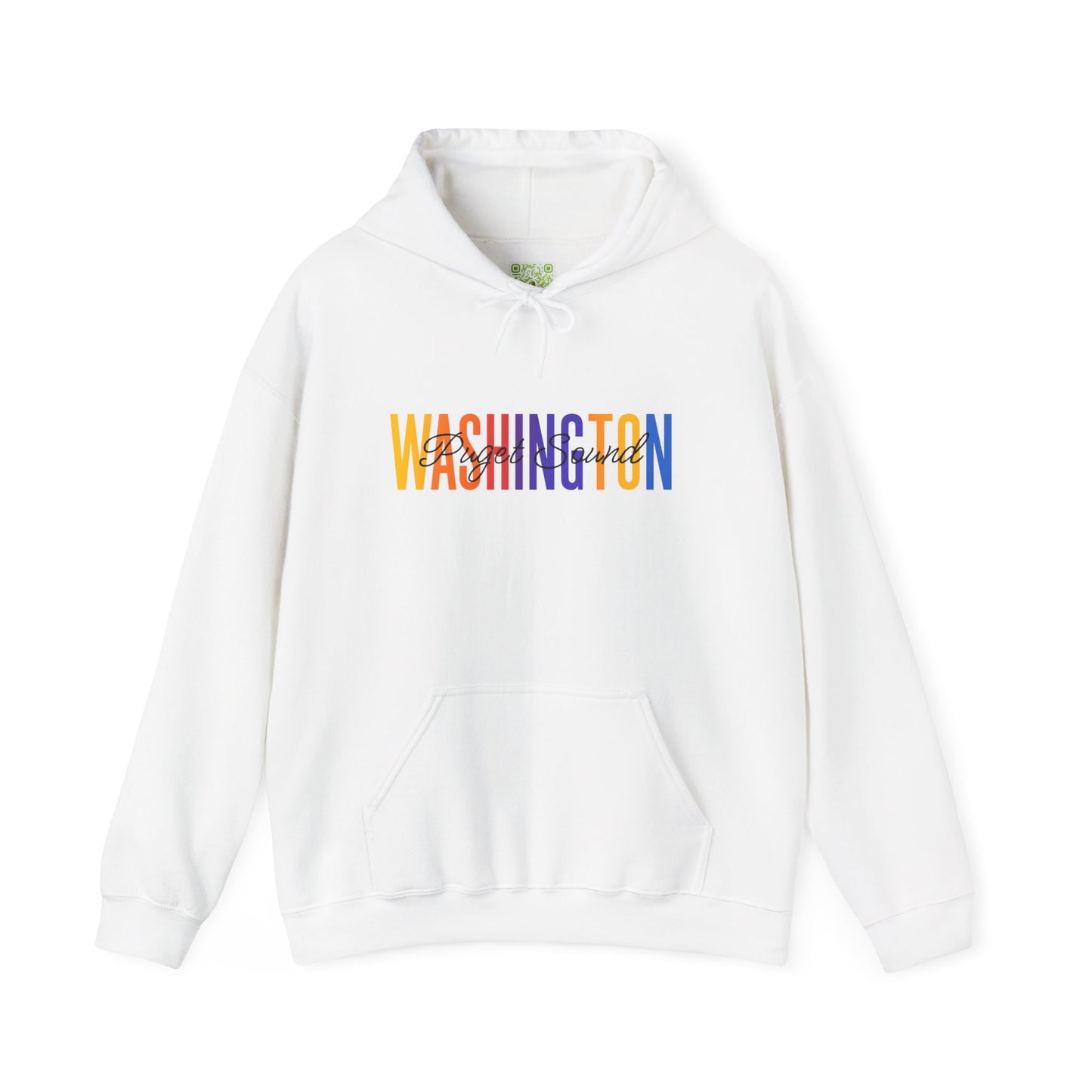 Colorful Puget Sound Washington Hoodie, Tacoma Sweatshirt, Puget Sound Gift, Washington Vacation, Men’s Pullover, Woman's Pullover