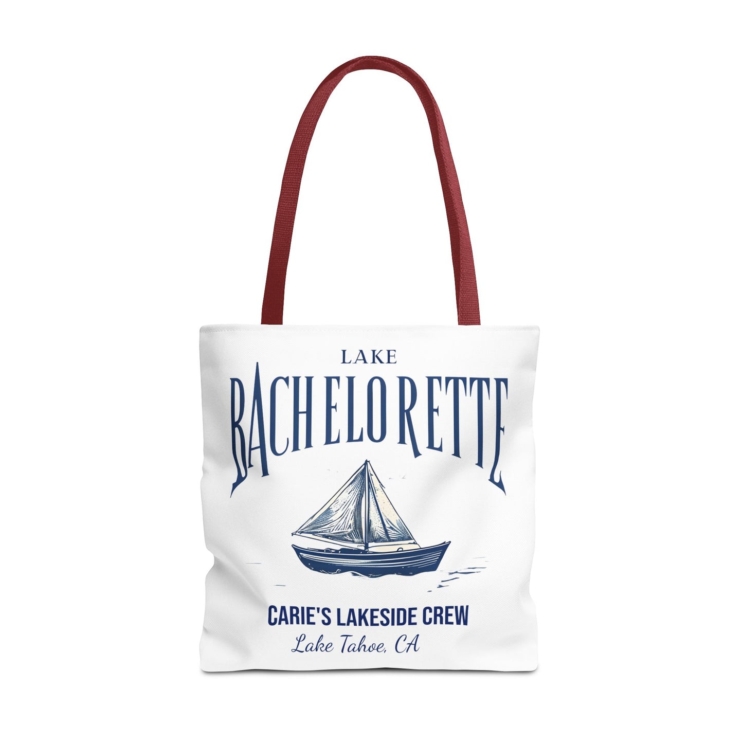 Let's Get Nauti Personalized Tote Bag, Bride Tote Bag, Bridesmaid Tote Bag, Hen Party Favors, Bride Tribe, Lake Bachelorette