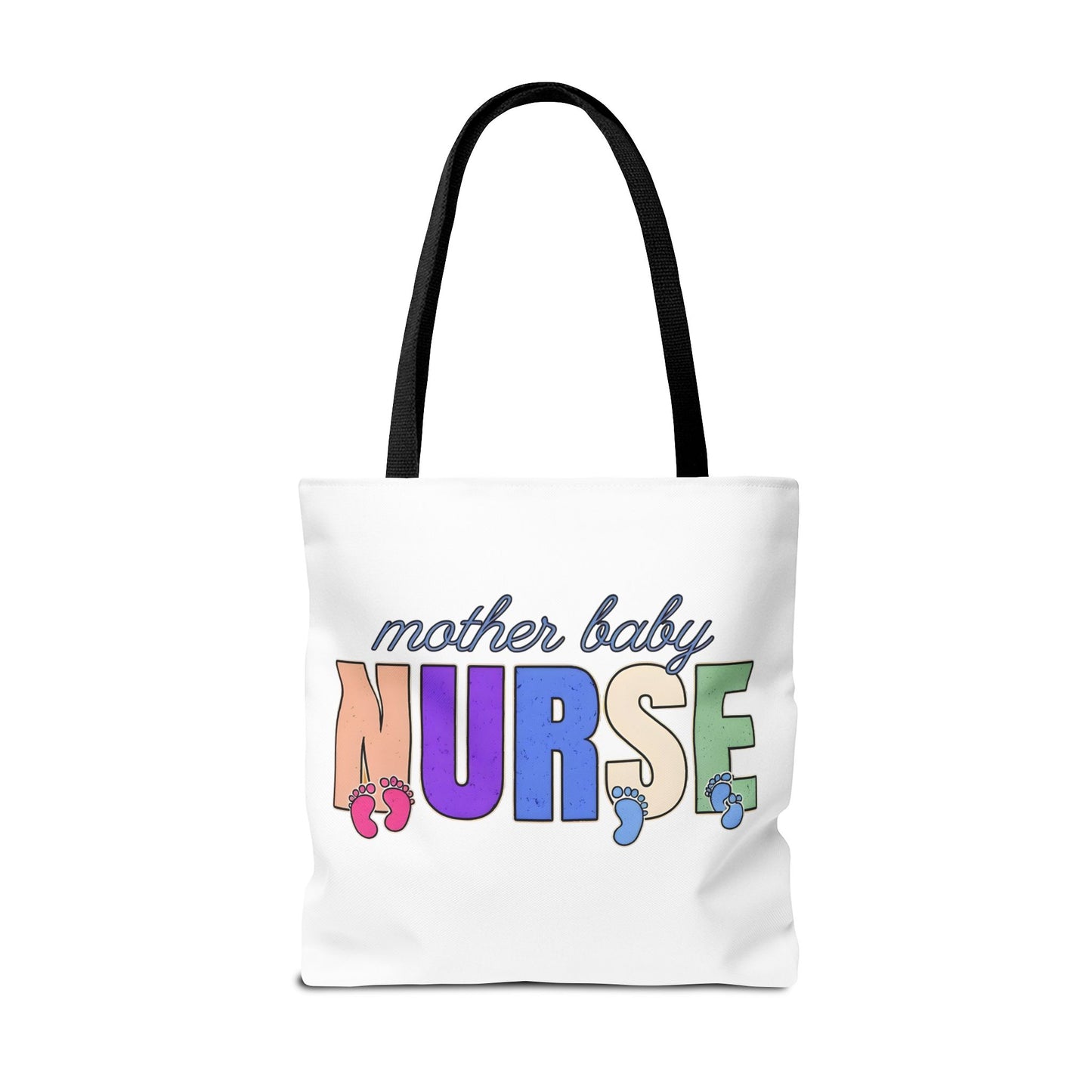 Postpartum Mother Baby Nurse Tote Bag, Nurse Appreciation, Cute Nurse Bag, Labor and Delivery, Midwife Gift