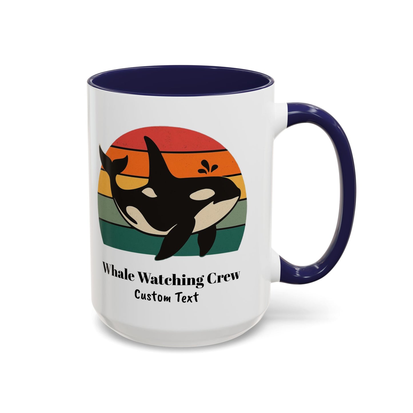 Personalized Orca Whale Coffee Mug, Whale Watching Mug, Whale Gifts, Alaskan Cruise, Blue Whale, Beluga Whale, Maui Excursion
