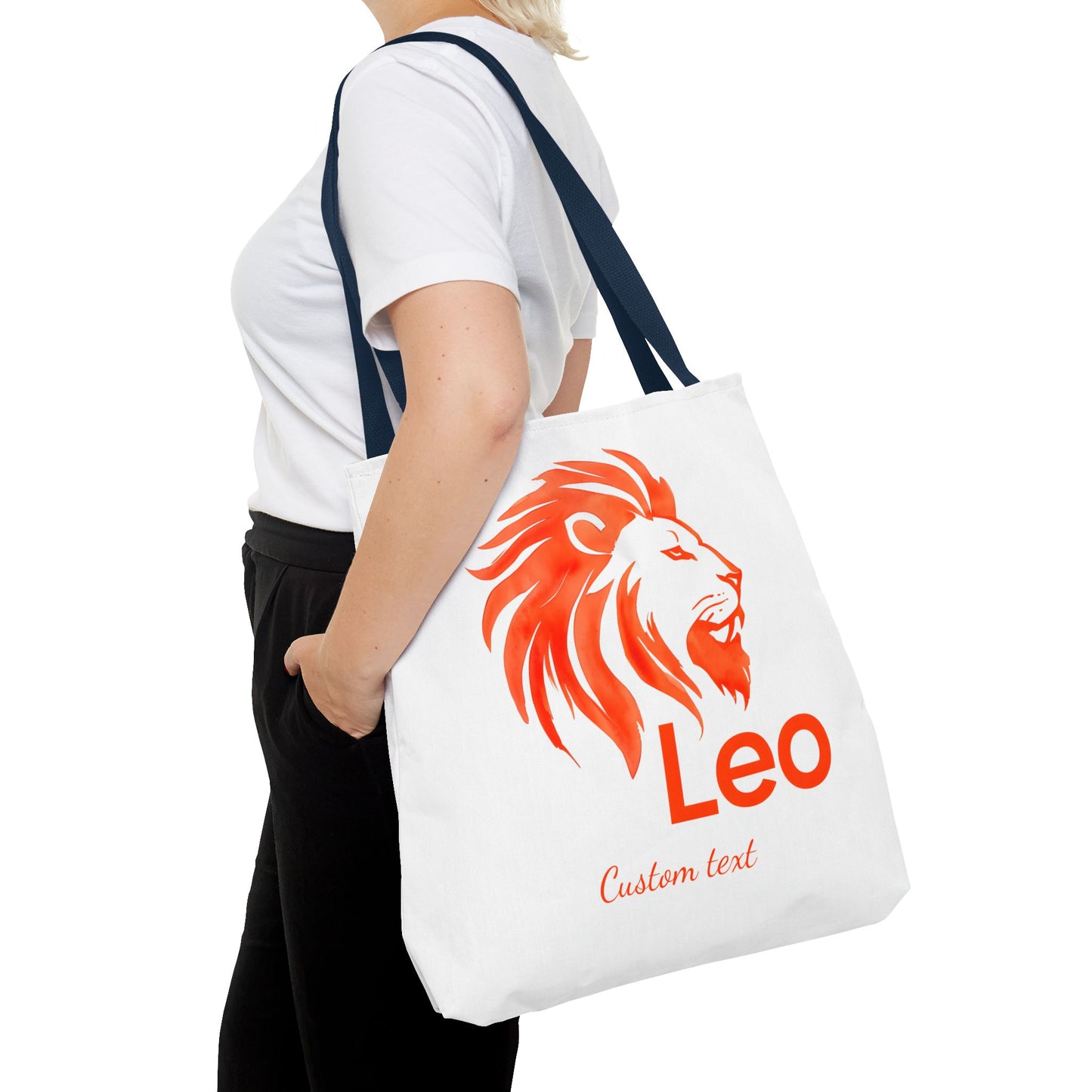 Leo Zodiac Personalized Tote Bag, Artistic Tote Bag, Astrology Lover, Trendy Tote Bag, Weekender, Aesthetic Tote
