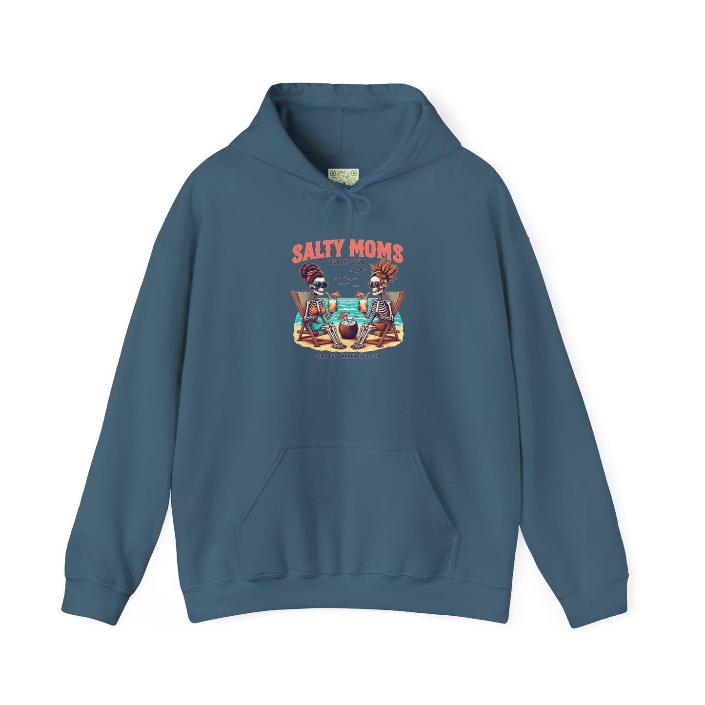 Salty Moms Beach Club Hoodie, Fun Summer Vibes, Beach Lovers, Summer Mom Hoodie, Girls Trip, Hot Mom Summer