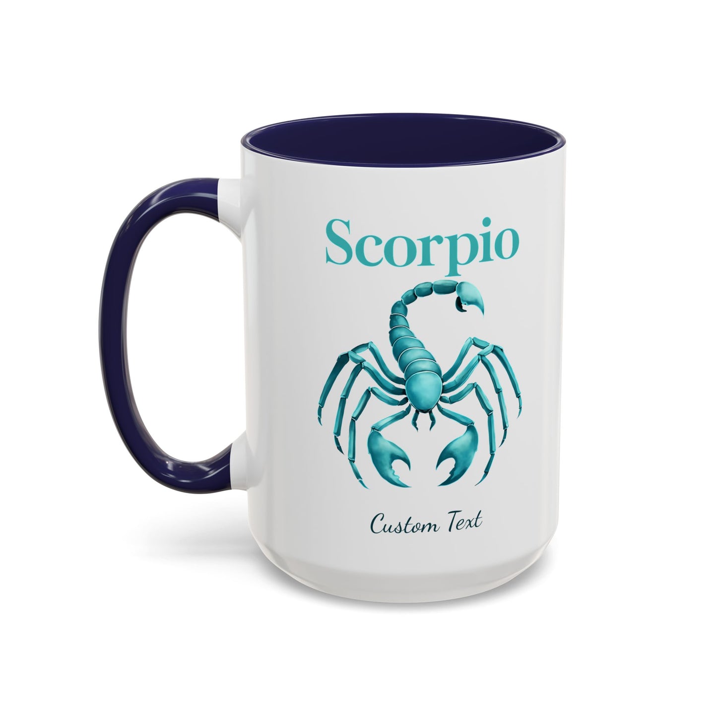 Personalized Scorpio Zodiac Accent Coffee Mug, Astrology Mug, Zodiac Sign Gift, Custom Scorpio Birthday Gift