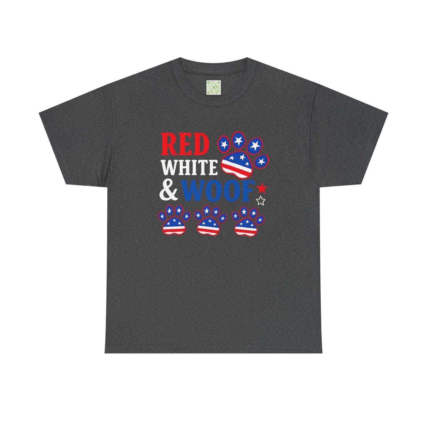 Patriotic Dog Lover Tee, USA Dogs Shirt, Red White & Woof, Fourth of July Shirt, American Shirt, Dog Lovers Gift