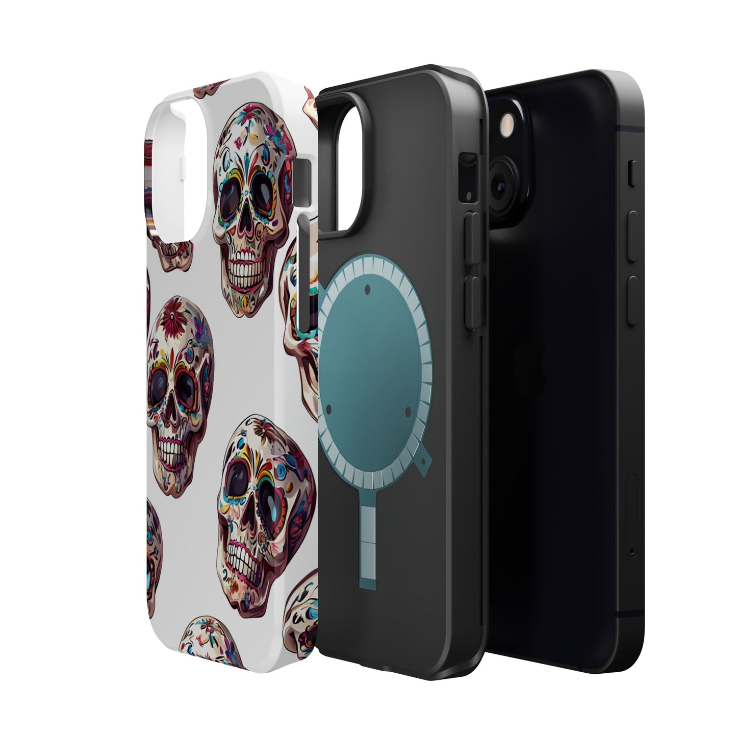 Sugar Skull Phone Case, Dia De Los Muertos, Day Of The Dead, Mexican Tradition, Sugar Skull Art, Wireless Charger