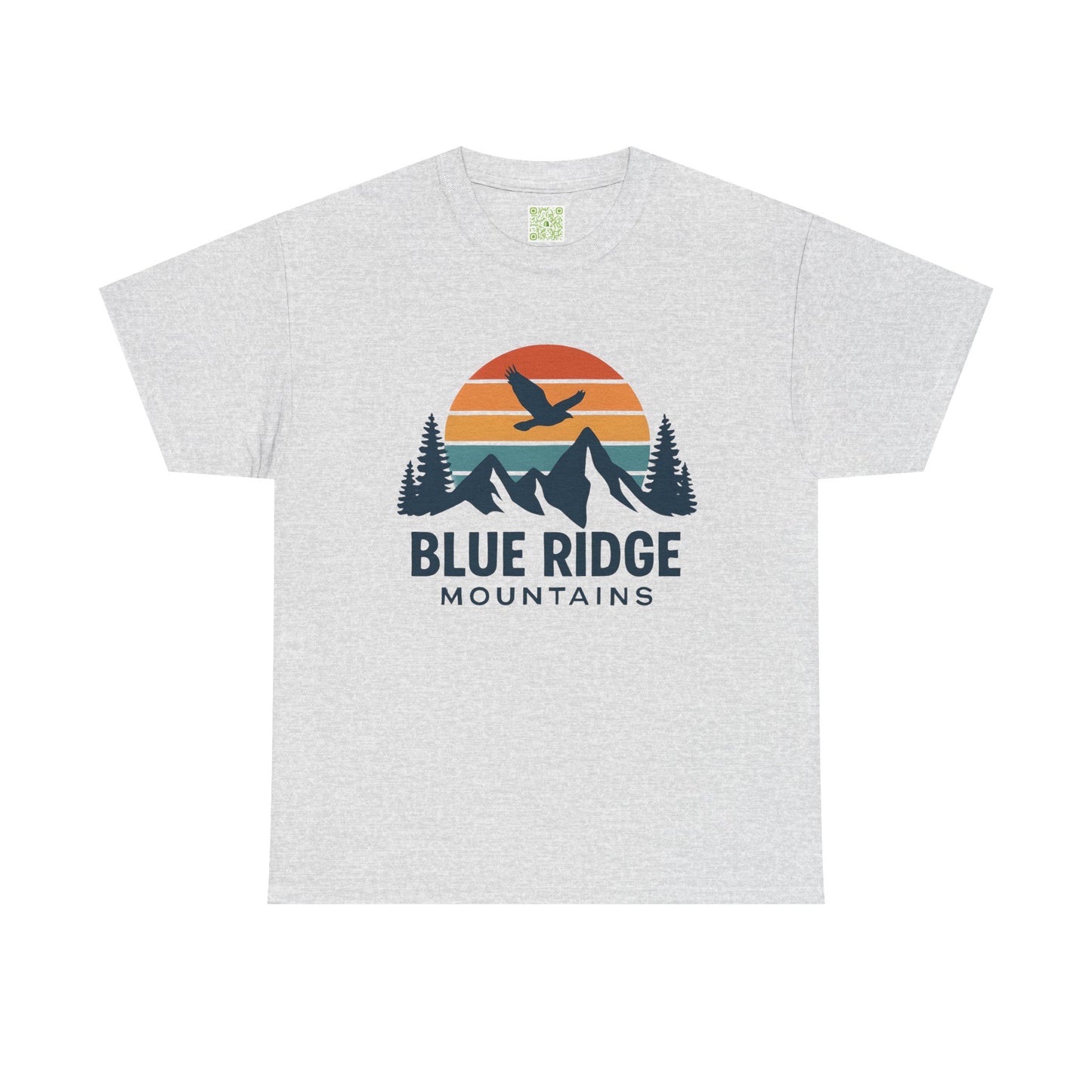 Blue Ridge Parkway Unisex Heavy Cotton Tee, Nature Lover Shirt, Blue Ridge Mountains, North Carolina Shirt, Camping Gift