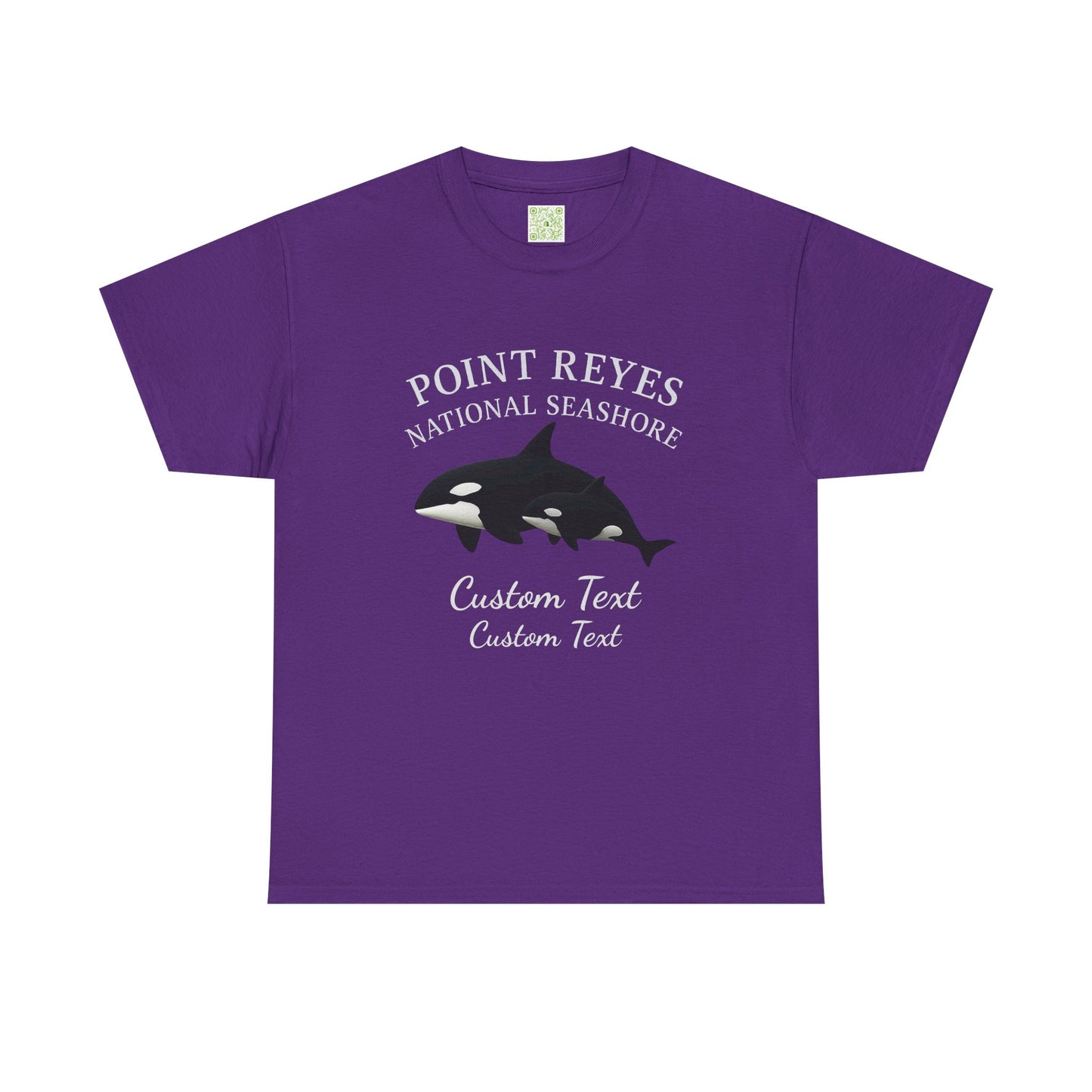 Point Reyes National Seashore Orca Tee, Marin County Whale Shirt, California Coast T-shirt, Pacific Ocean Gift, Whale Watching Apparel