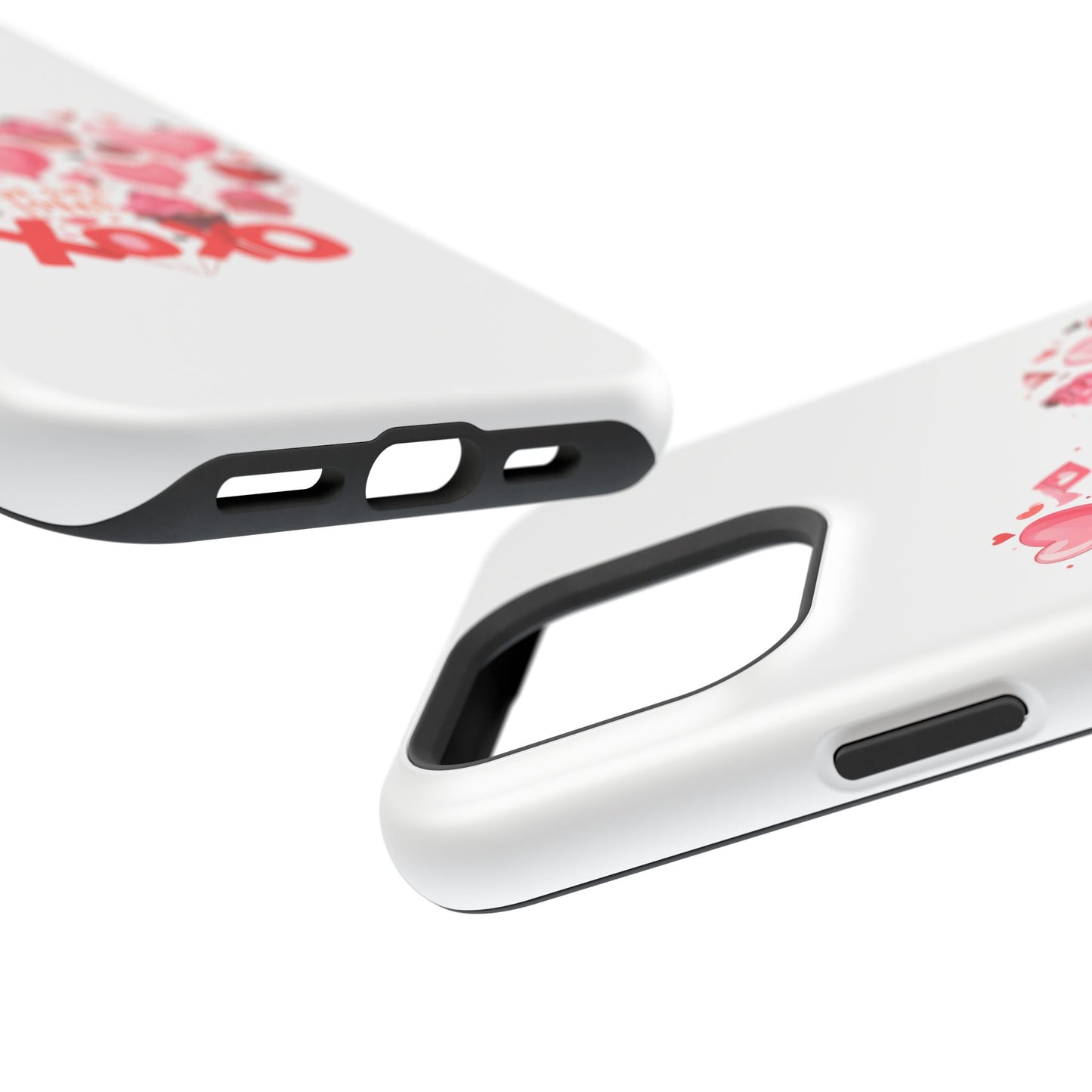 Valentine's Day Magnetic Tough Cases, Cute Phone Cover, Gift for Her, Love Heart Design, Personalizable Tech Accessory