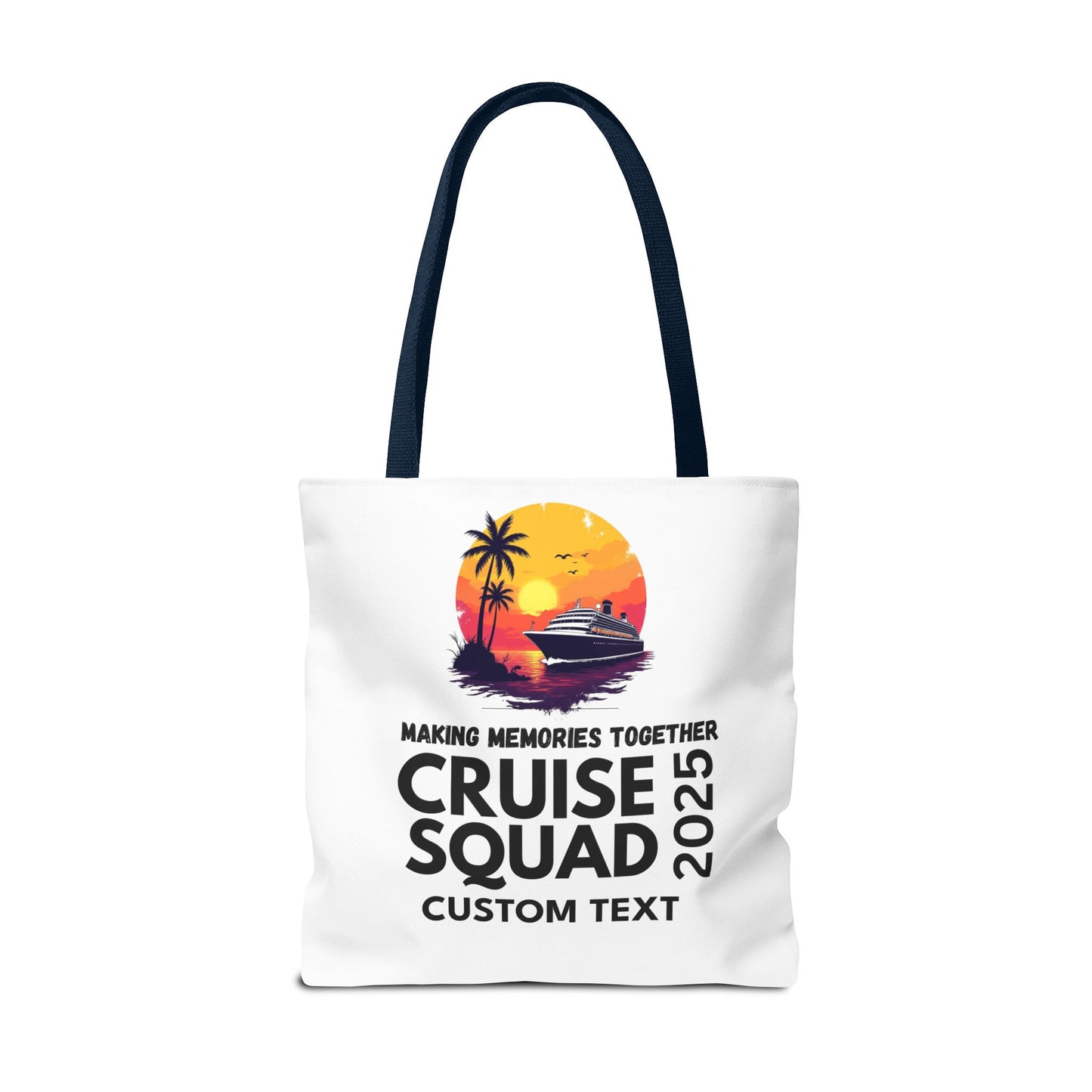 Personalized Cruise Squad Tote Bag, Family Cruise 2025, Matching Tote Bag, Vacation Tote, Family Vacation 2025, Cruise Bag