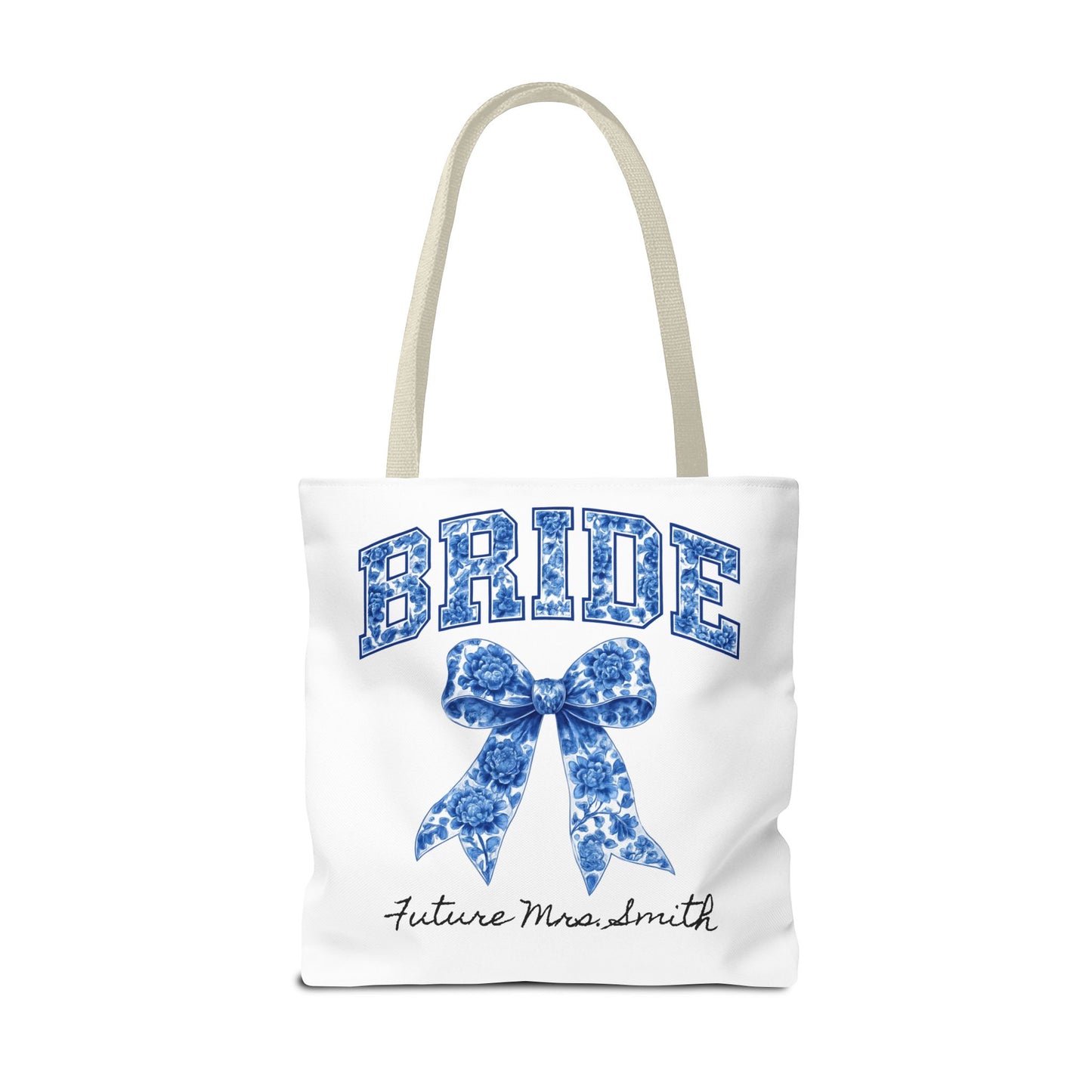 Bridal Tote Bag, Future Mrs. Smith Gift, Wedding Planning, Bride-to-Be Accessory, Personalized Bridal Shower Favor