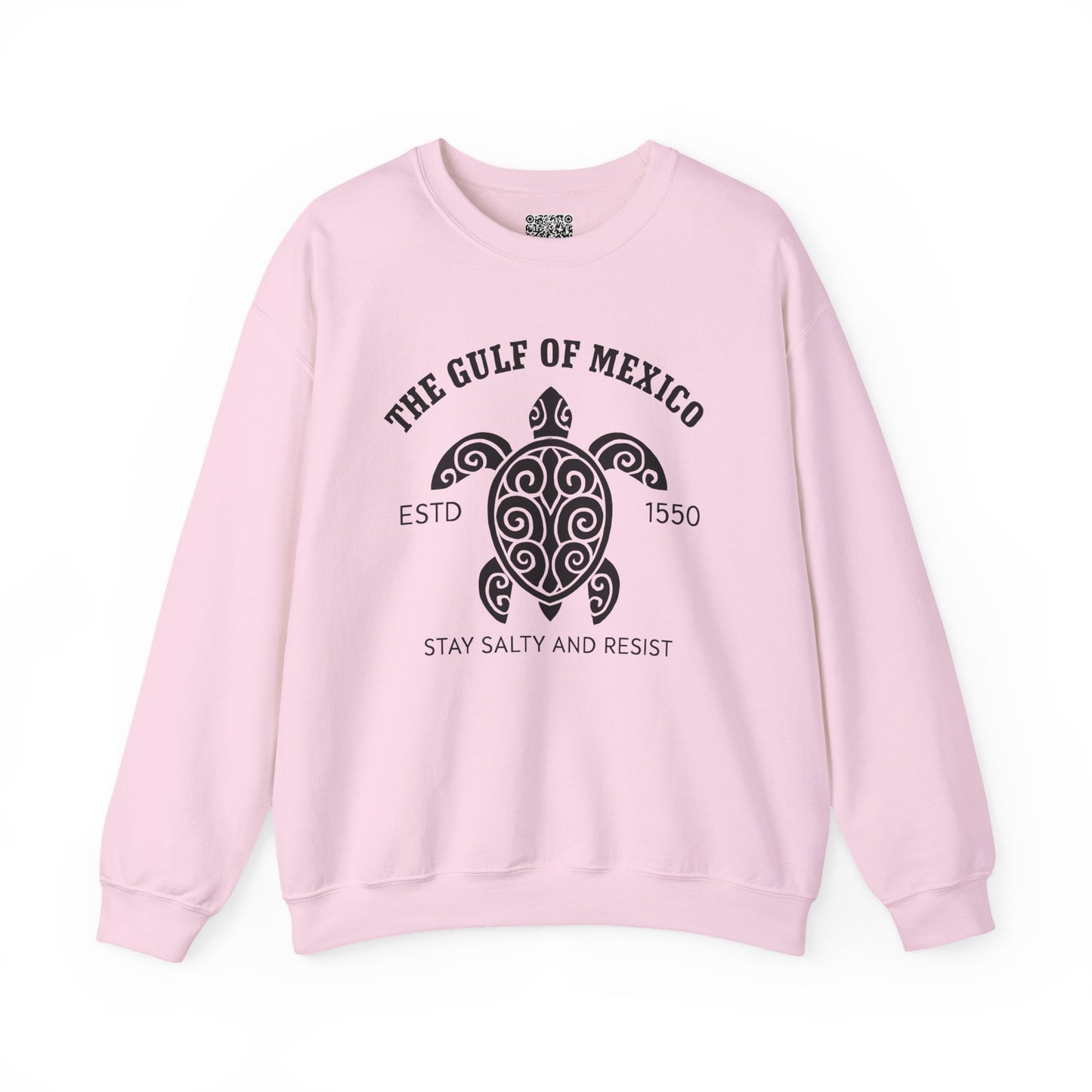 Gulf of Mexico Turtle Sweatshirt - Stay Salty and Resist