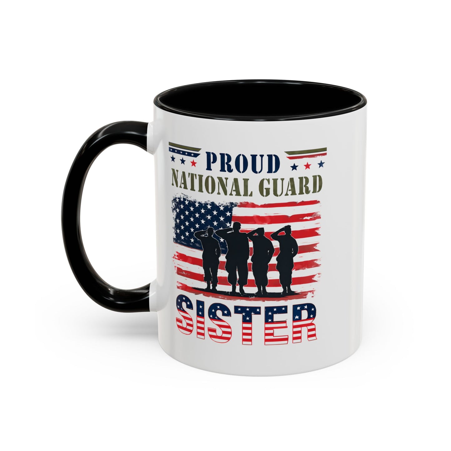 Proud National Guard Sister Mug, Army National Guard, Armed Forces Gift, Veteran Appreciation, Gift For Heroes