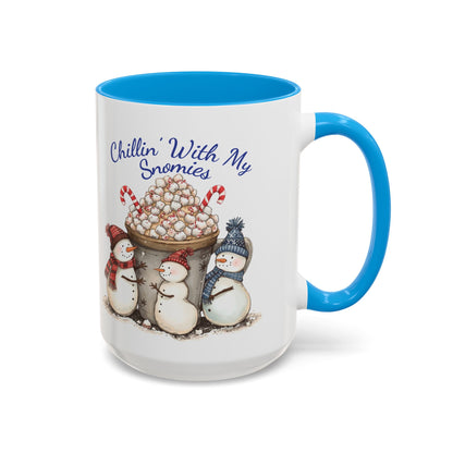 Snowman Holiday Mug - Festive Hot Cocoa Cup, Gift for Winter Lovers, Cozy Drinkware for Christmas, Cute Ceramic Coffee Mug