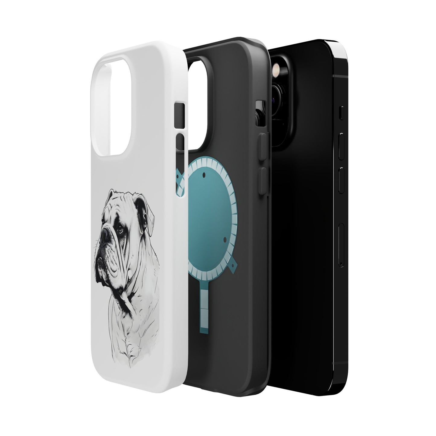 Bulldog Magnetic Tough Cases - Durable Phone Protection, Pet Lovers Gift, Animal Accessories, Unique Design, Personalized Tech