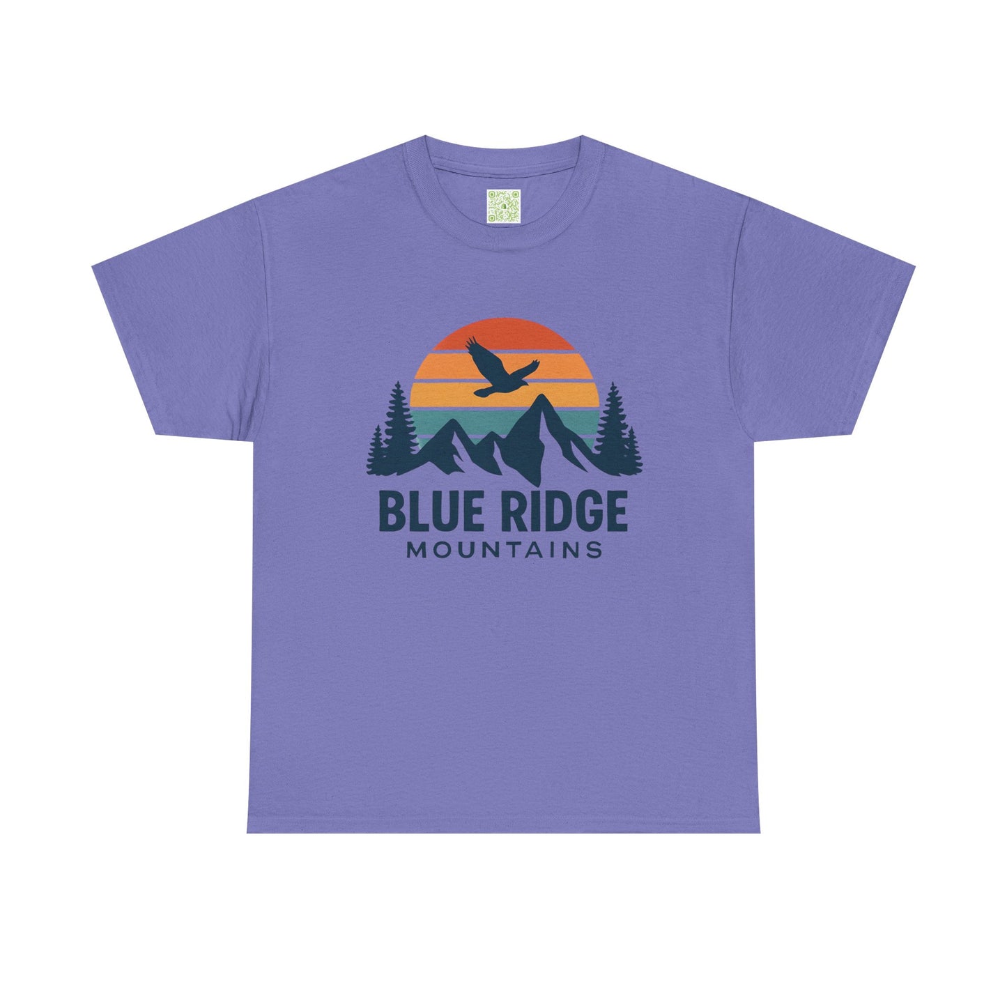 Blue Ridge Parkway Unisex Heavy Cotton Tee, Nature Lover Shirt, Blue Ridge Mountains, North Carolina Shirt, Camping Gift