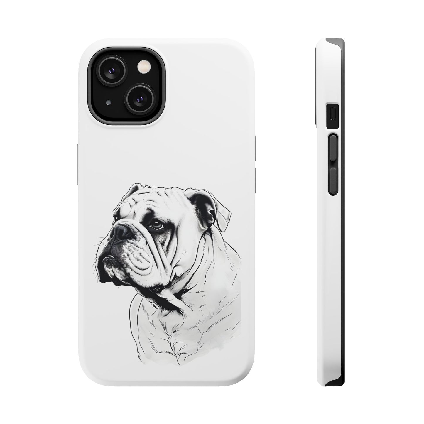 Bulldog Magnetic Tough Cases - Durable Phone Protection, Pet Lovers Gift, Animal Accessories, Unique Design, Personalized Tech