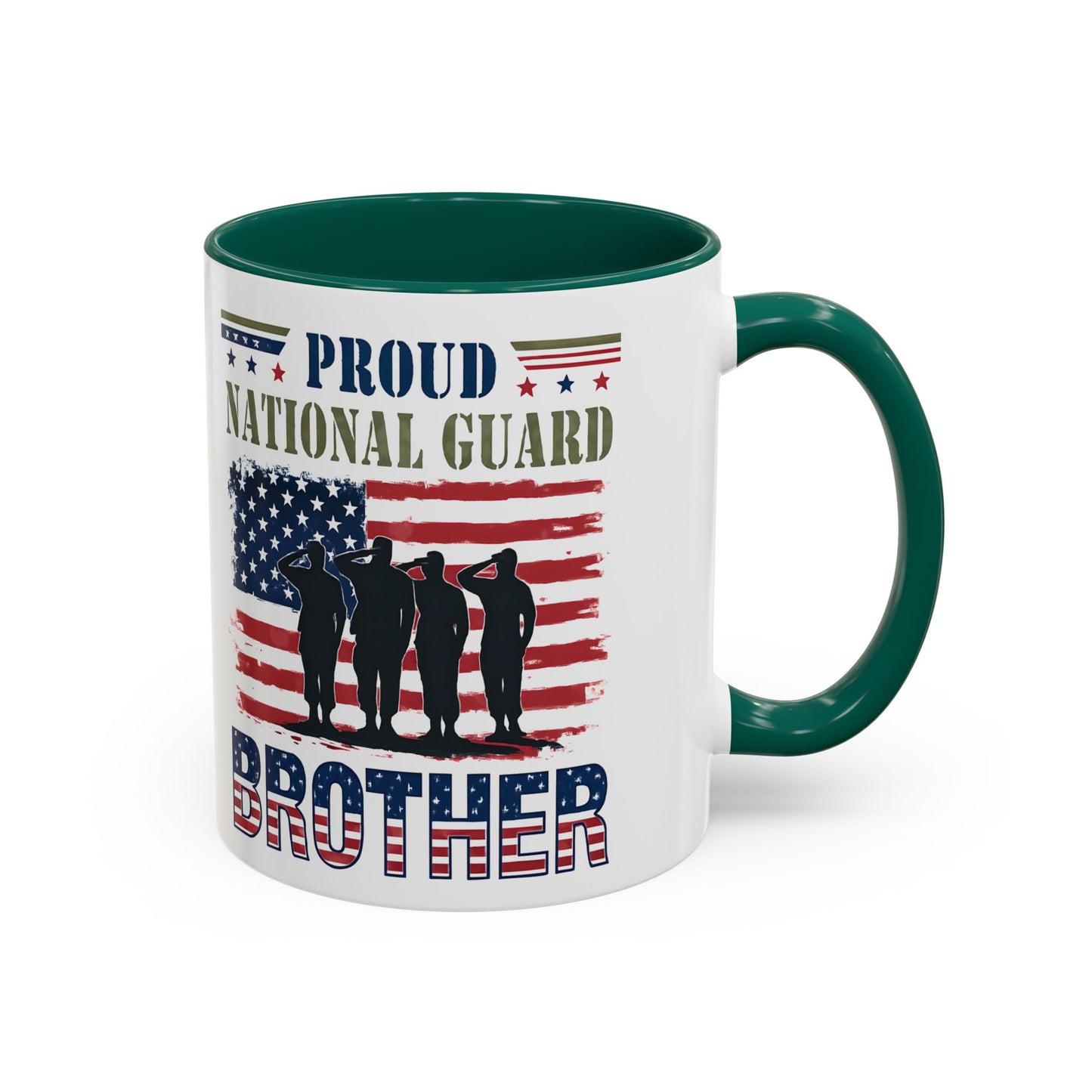 National Guard, Proud Brother Coffee Mug, Veteran Appreciation Mug, Military Family Gift, Army Gifts, Tactical Gifts