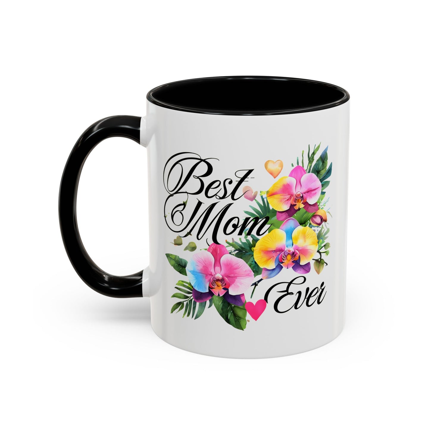 Floral Best Mom Coffee Mug, Vibrant Tea Mug for Mom, Unique Mother's Day Gift, Appreciation Gift for Her