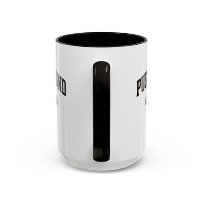 Seattle, Tacoma, Puget Sound Washington Accent Coffee Mug, Tacoma, Puget Sound Gift, Puget Sound WA, Washington Souvenir, Puget Sound Mug