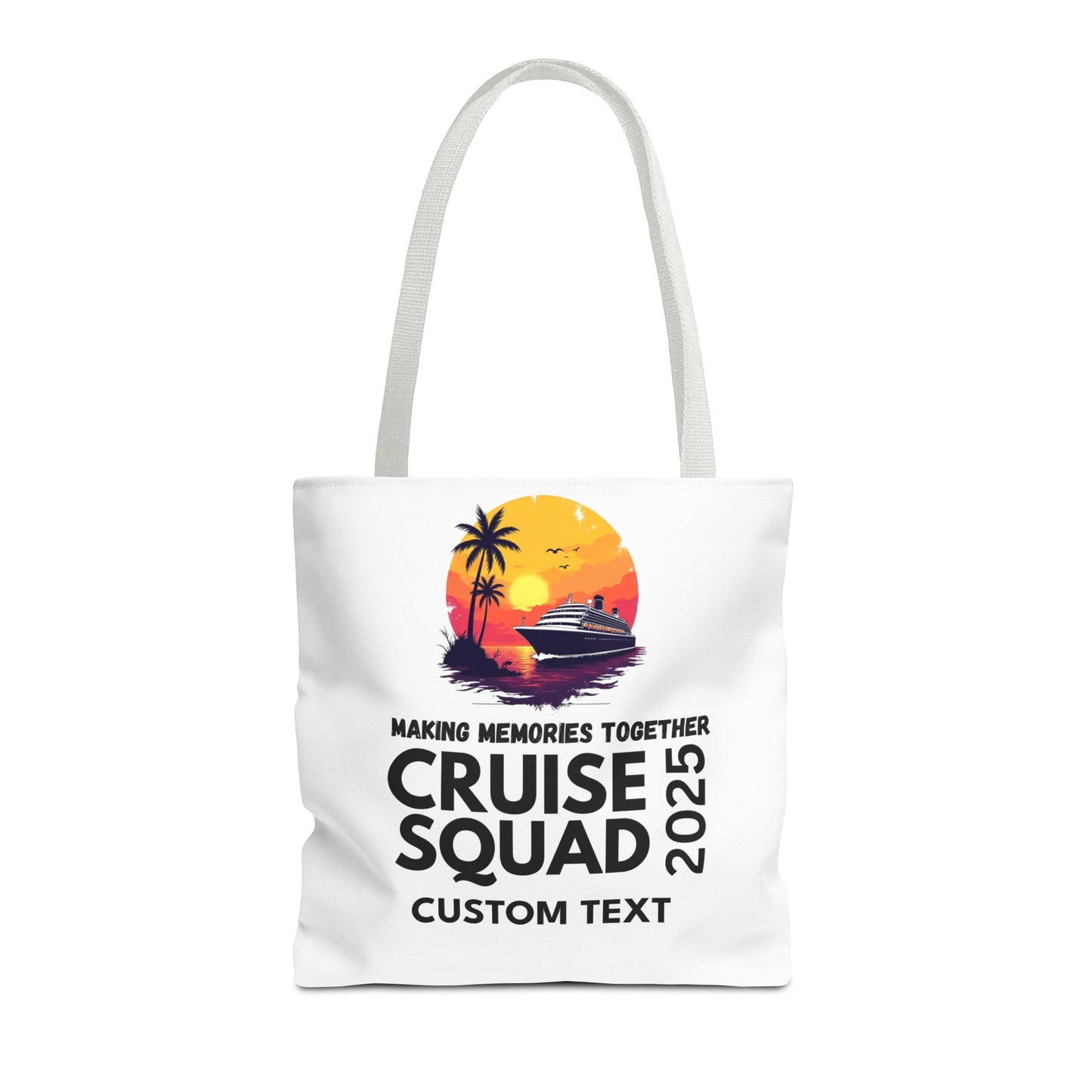 Personalized Cruise Squad Tote Bag, Family Cruise 2025, Matching Tote Bag, Vacation Tote, Family Vacation 2025, Cruise Bag