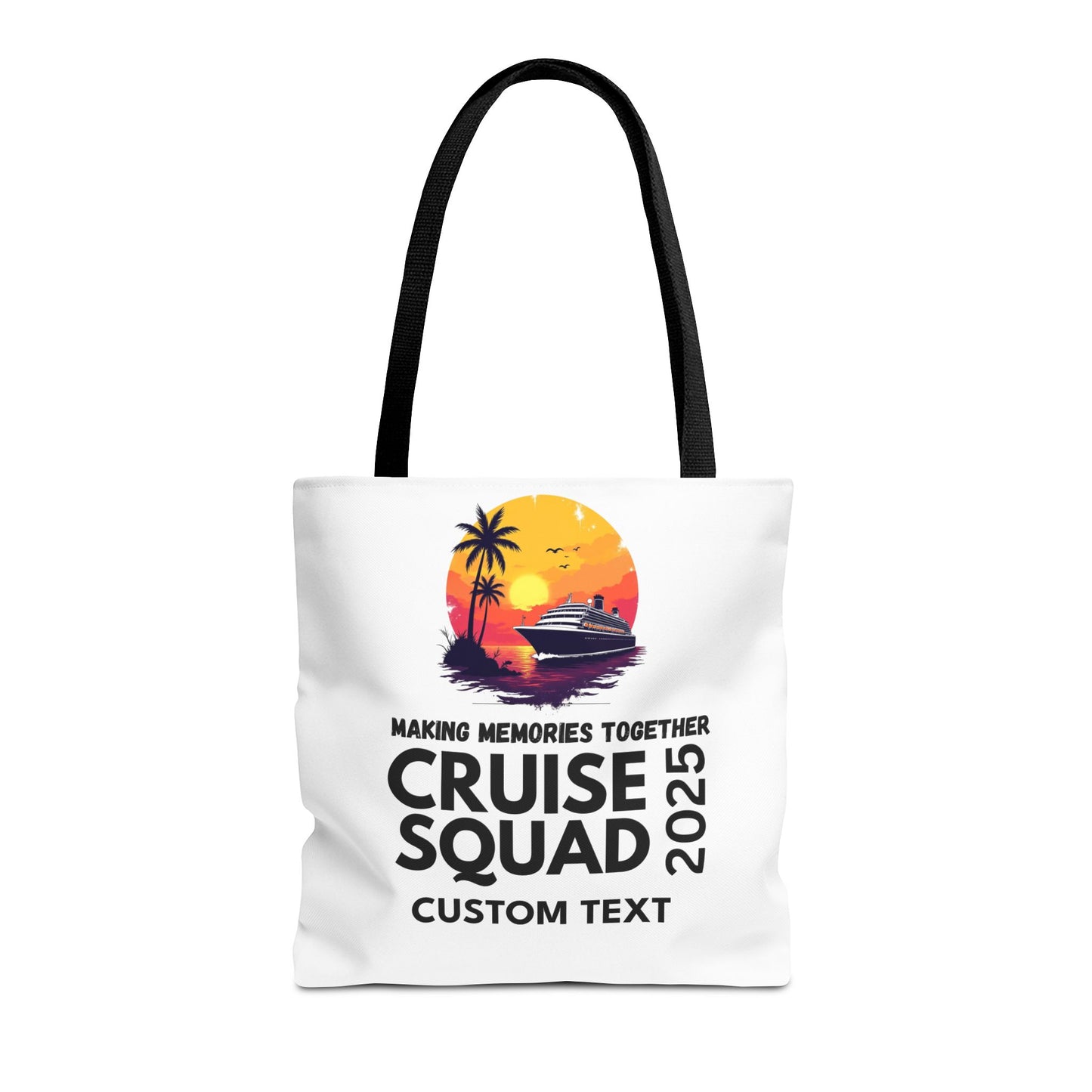 Personalized Cruise Squad Tote Bag, Family Cruise 2025, Matching Tote Bag, Vacation Tote, Family Vacation 2025, Cruise Bag