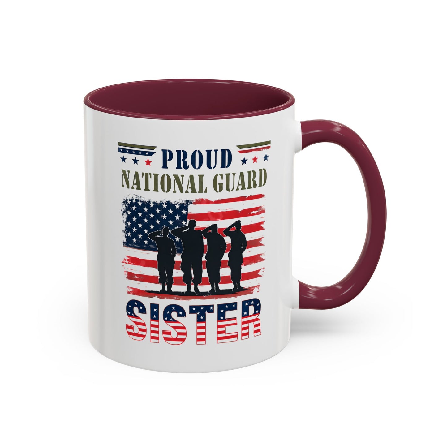 National Guard, Proud Sister Mug, Army National Guard, Armed Forces Gift, Veteran Appreciation, Gift For Heroes