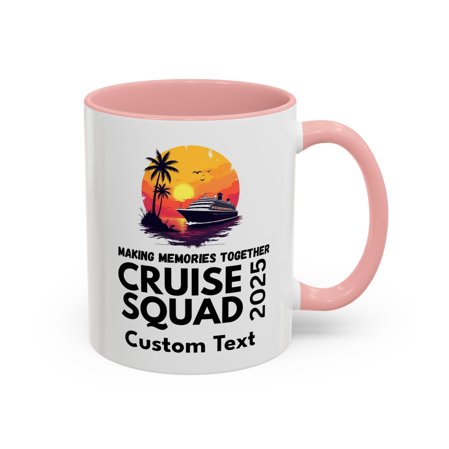 Personalized Cruise Squad Mug, Cruise Party Mug, Group Cruise Mug, Cruise 2025 Mug, Matching Cruise Mug, Family Travel Mug