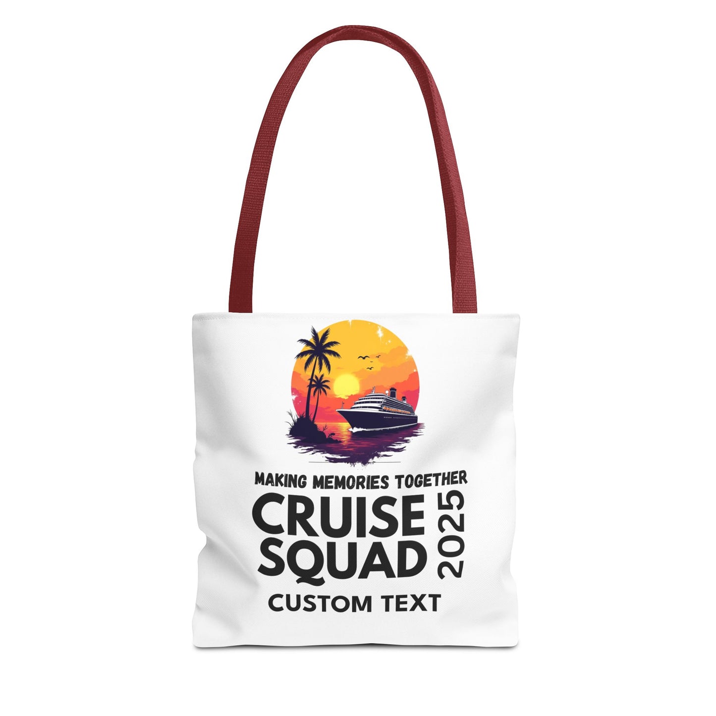 Personalized Cruise Squad Tote Bag, Family Cruise 2025, Matching Tote Bag, Vacation Tote, Family Vacation 2025, Cruise Bag