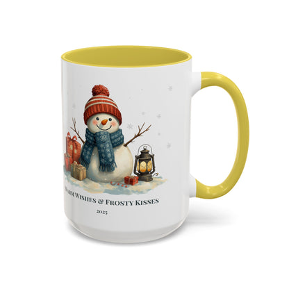 Snowman Christmas Mug – Holiday Coffee Cup, Cute Hot Chocolate Mug, Festive Winter Gift, Xmas Coffee Cup, Christmas Gift Exchange Idea