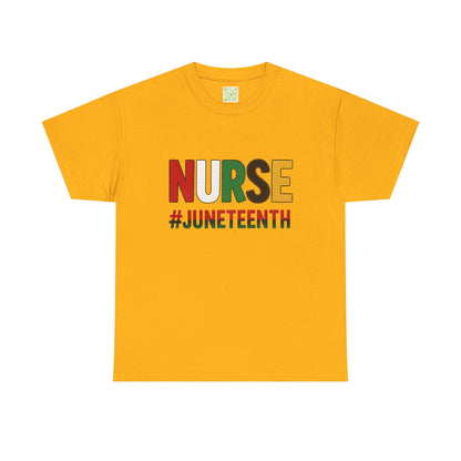 Juneteenth Nurse Unisex Tee, Celebrate Freedom, Black History Shirt, African American Pride, Black Culture Shirt