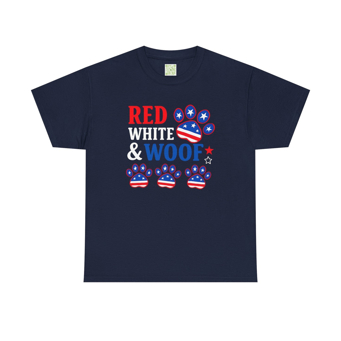 Patriotic Dog Lover Tee, USA Dogs Shirt, Red White & Woof, Fourth of July Shirt, American Shirt, Dog Lovers Gift