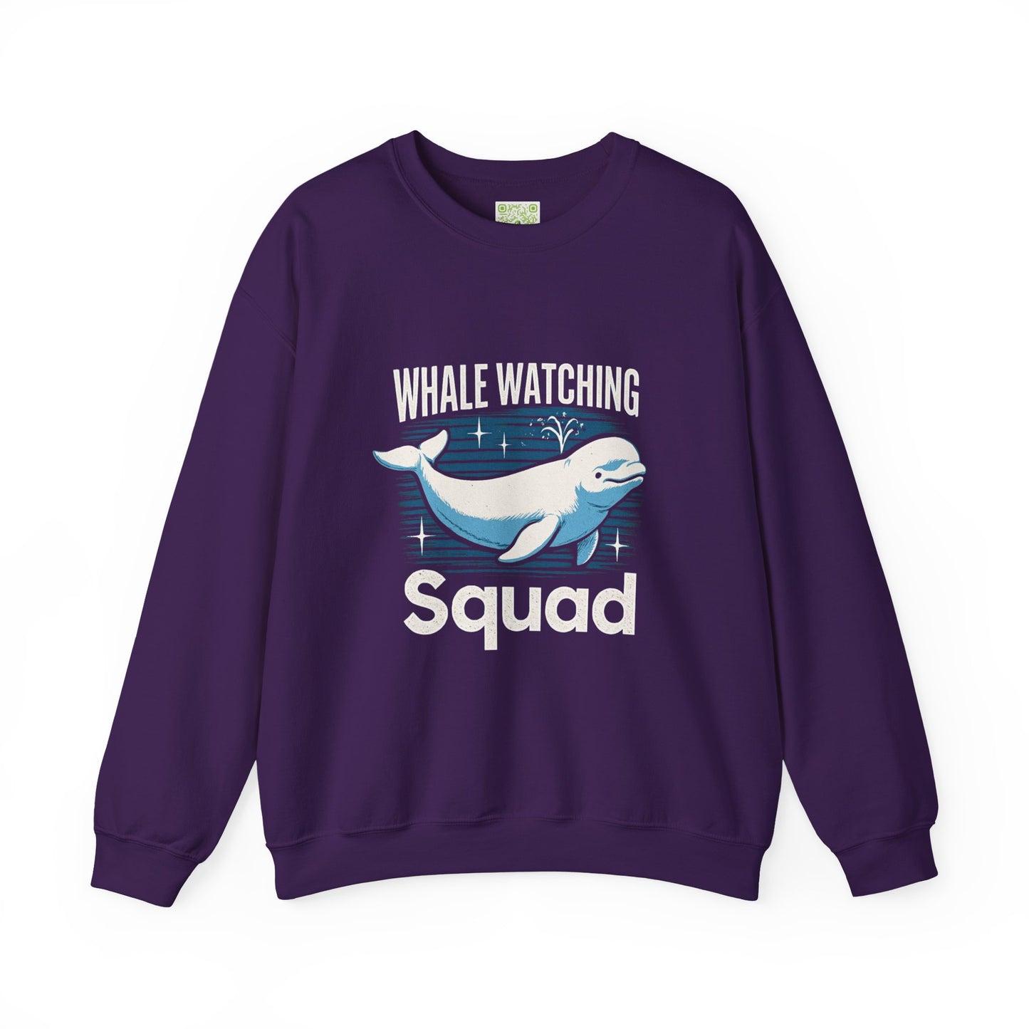 Whale Watching Squad Sweatshirt, Unisex Crewneck, Personalized Whale Watching, Whale Shirt, Whale Gifts, Blue Whale