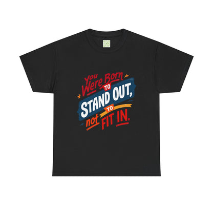 Enneagram 4 You Were Born to Stand Out Tee, Motivational Graphic Tshirt, Creative Souls Gift, Casual Wear, Unisex Tee