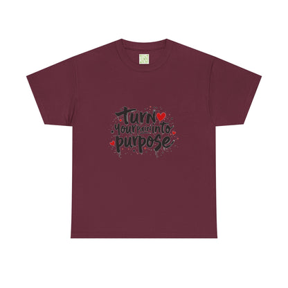Enneagram Four Shirt, Turn Pain into Purpose Tee, Personality Type 4, Enneagram 4 Tee, Self Growth, Enneagram Types Gift