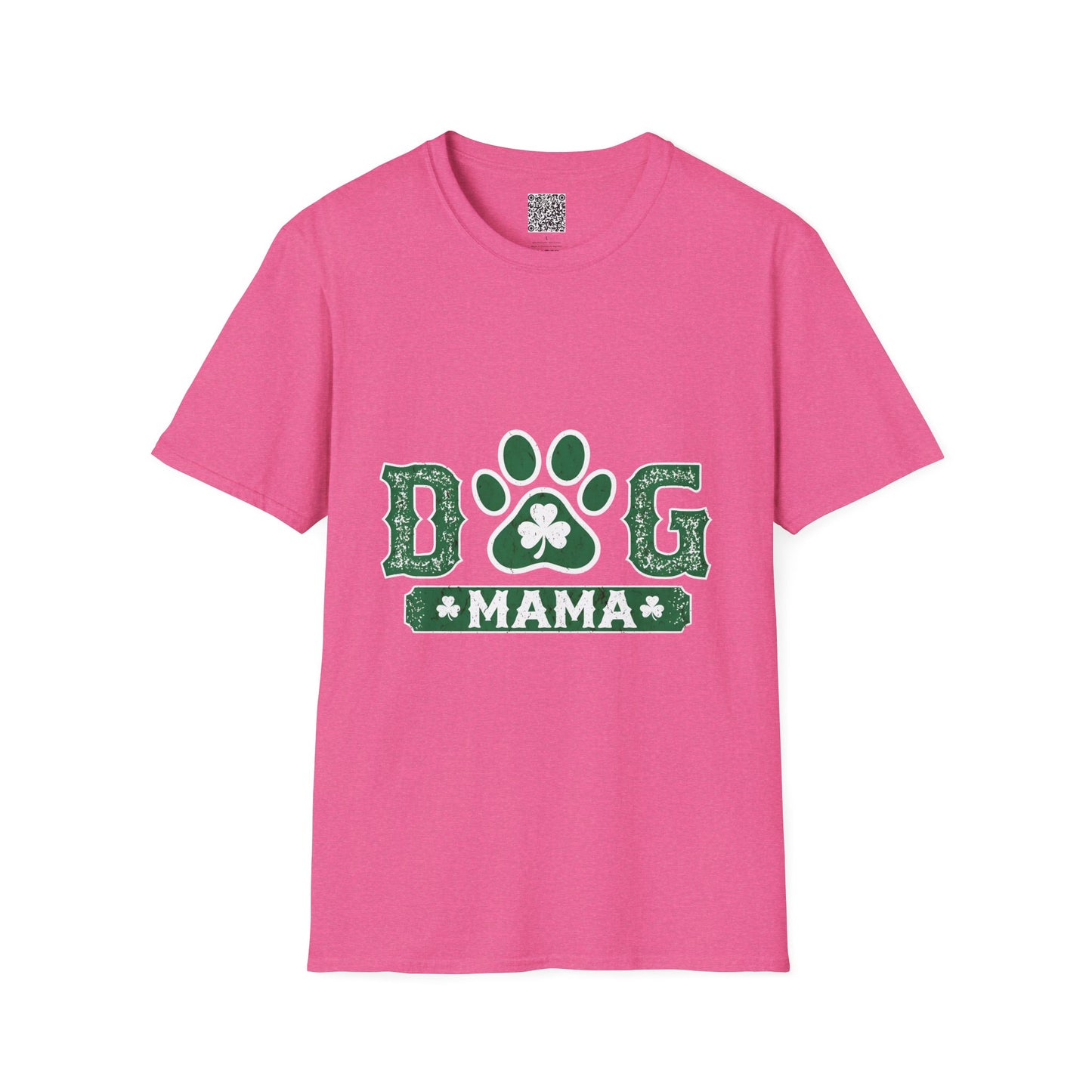 Dog Mama T-Shirt - Unisex Pet Lover Tee, Dog Paw Print Shirt, Dog Mom Gift, Casual Wear for Animal Lovers