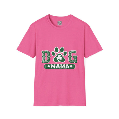 Dog Mama T-Shirt - Unisex Pet Lover Tee, Dog Paw Print Shirt, Dog Mom Gift, Casual Wear for Animal Lovers