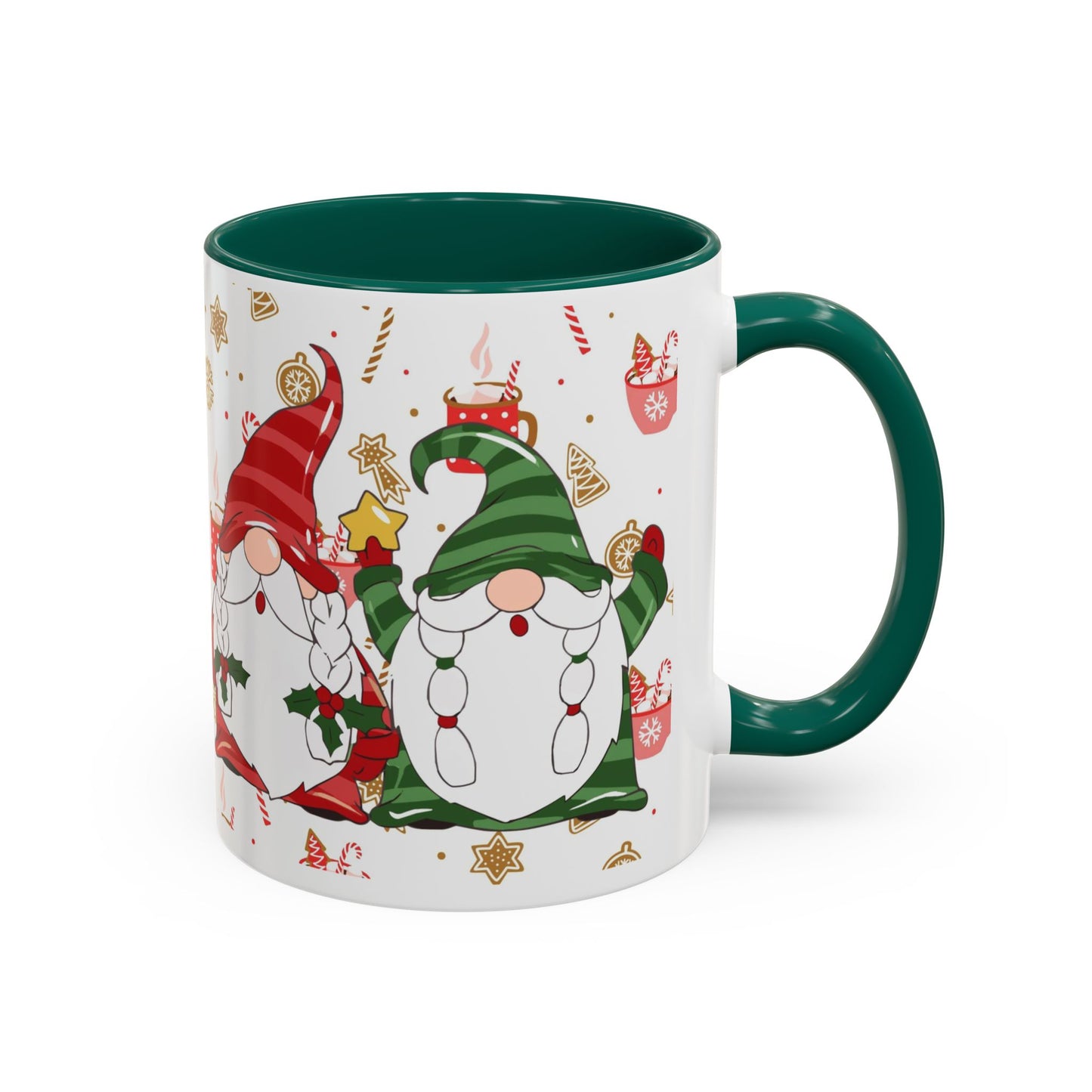 Joyous Gnome Christmas Mug Collection, Cute Holiday Coffee Cup, Festive Gnome Gift, Christmas Morning Hot Cocoa Mug, Holiday Drinkware for Family