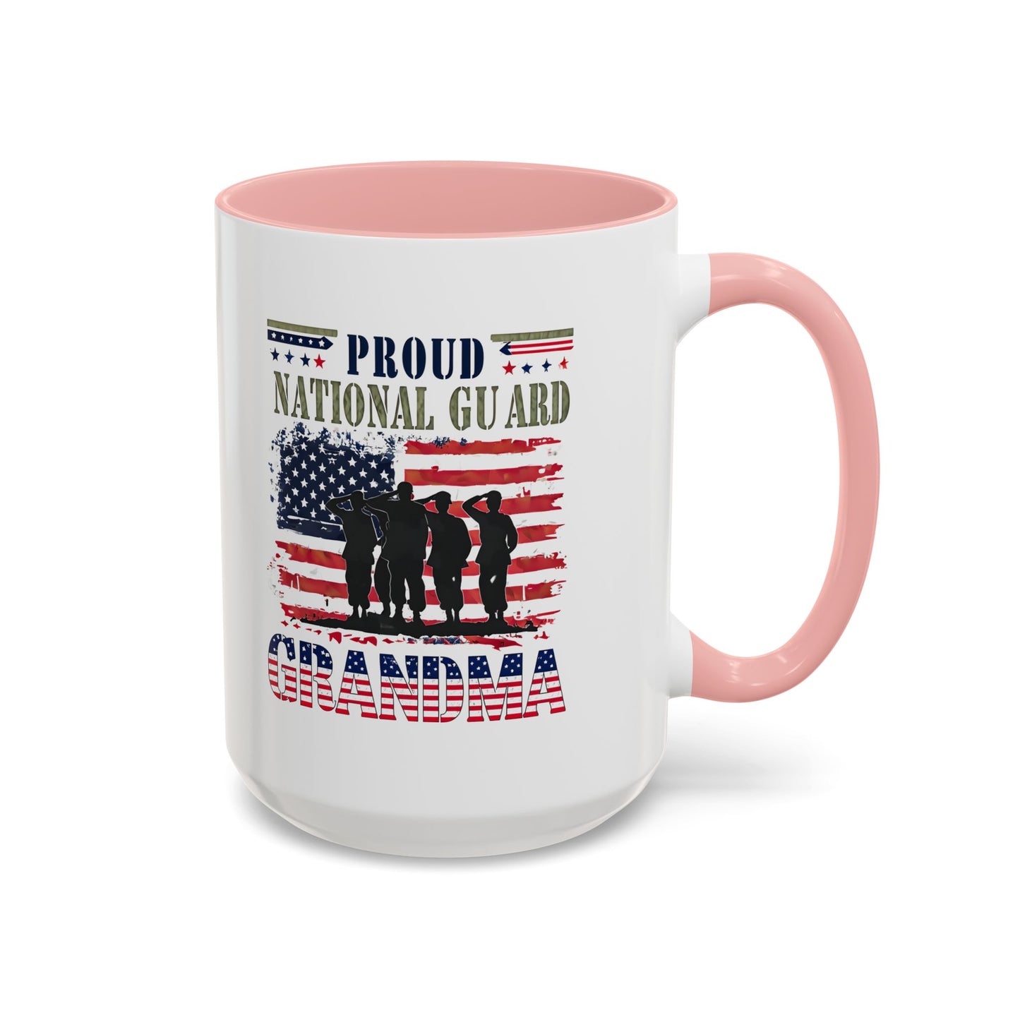 Patriotic National Guard Grandma Mug, Army National Guard, Gift for Heroes, Veteran Appreciation, Military Family Gift