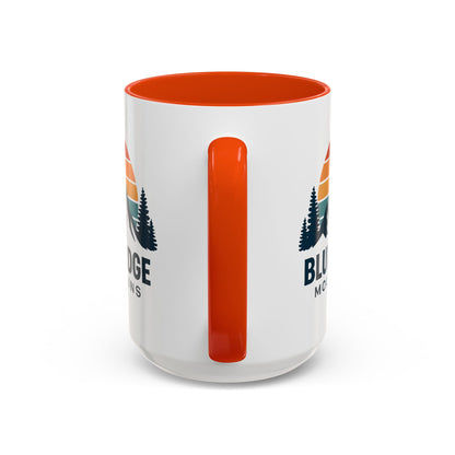 Blue Ridge Mountains, One Happy Camper, Accent Coffee Mug, Blueridge Mug, Blue Ridge Parkway, Camping Coffee Mug, Camping Gift