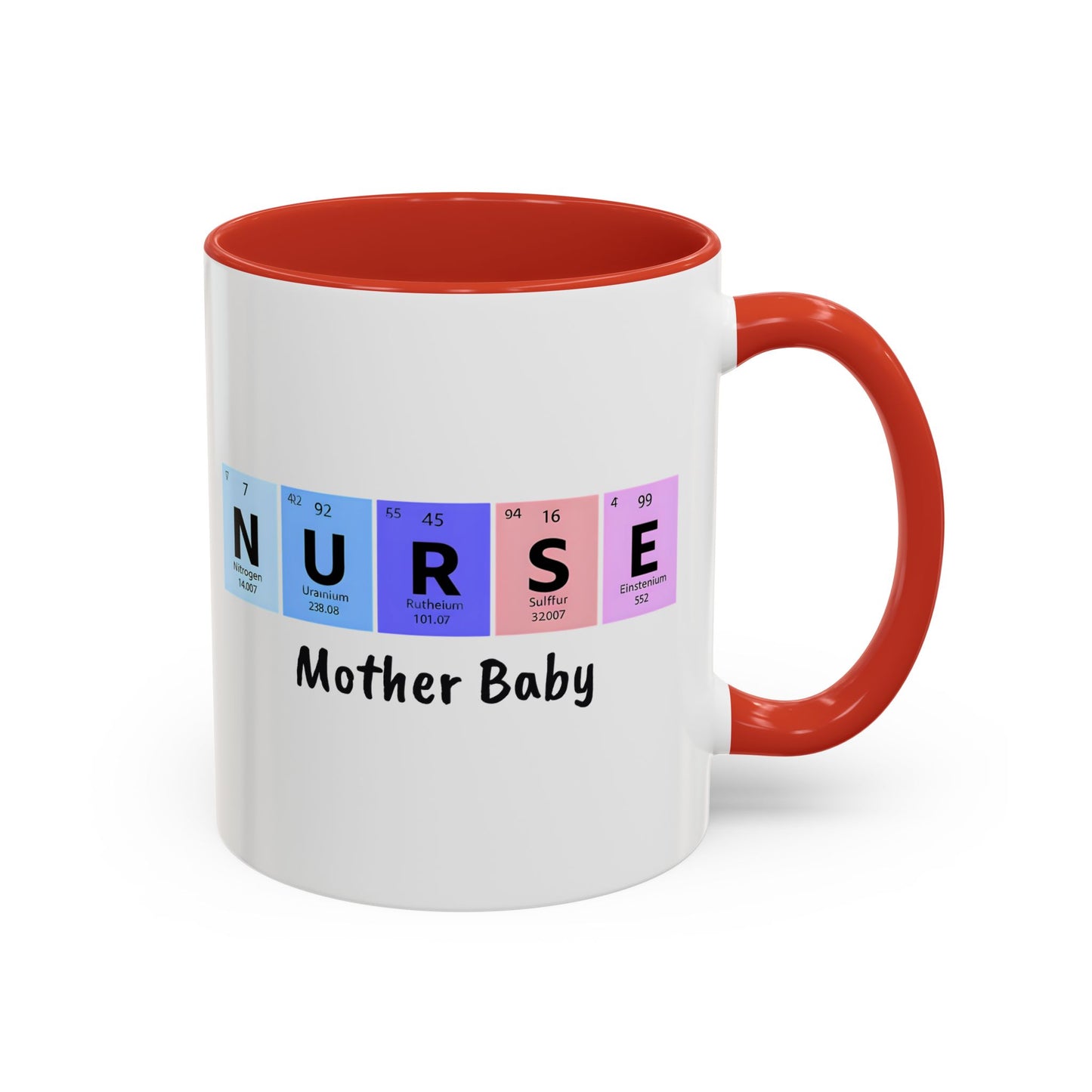 Nurse Mother Baby Coffee Mug, Nurse Practitioner Gift, Labor Delivery Nurse, Postpartum Nurse, Nursery Nurse Mug