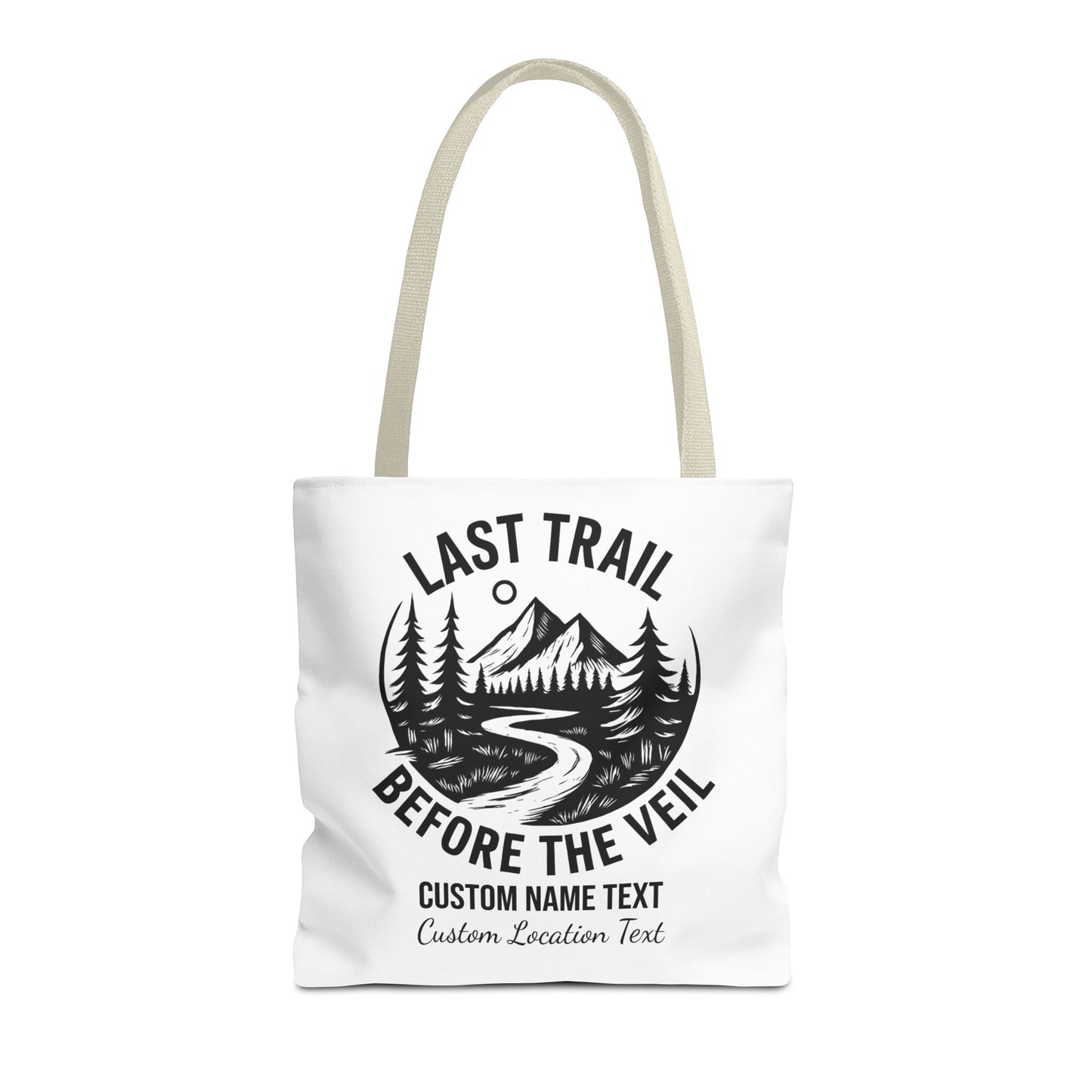 Bachelorette Last Trail Before the Veil Tote, Bride Tote Bag, Bridesmaid Tote Bags, Hen Party Favors, Bride Squad