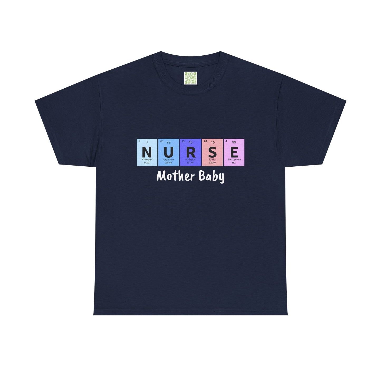 Postpartum Nurse Periodic Table Elements Tee,  Mother Baby Nurse Shirt, Nurse Practitioner, Unisex Tee Gift