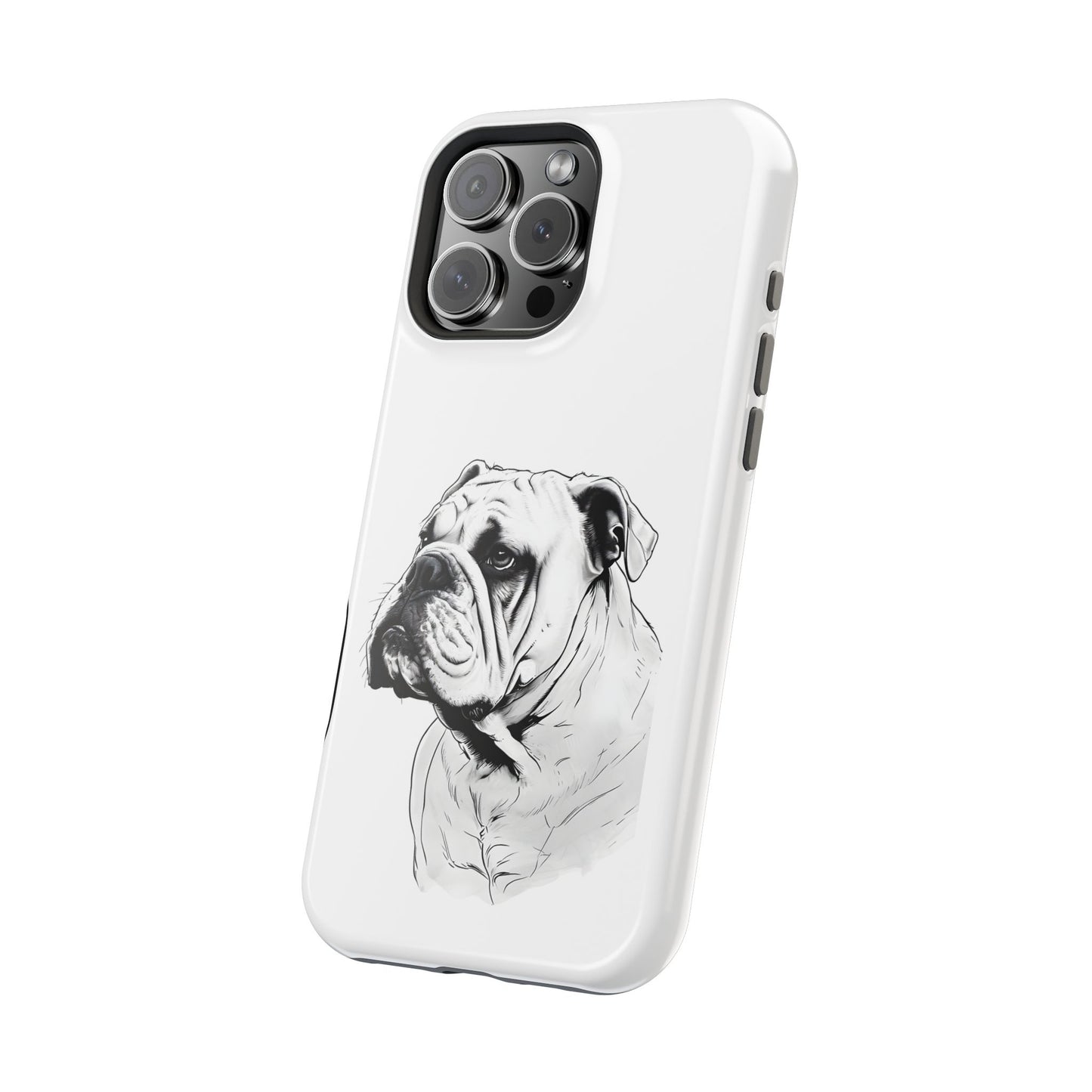 Bulldog Magnetic Tough Cases - Durable Phone Protection, Pet Lovers Gift, Animal Accessories, Unique Design, Personalized Tech